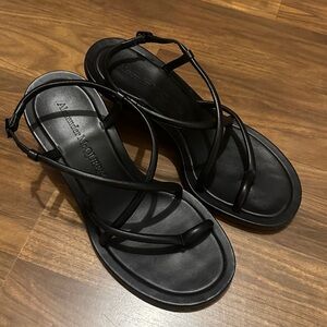 Alexander McQueen Strappy Black Sandals